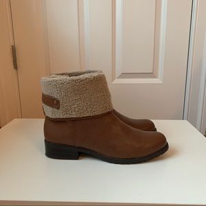 Brown booties size 8.5